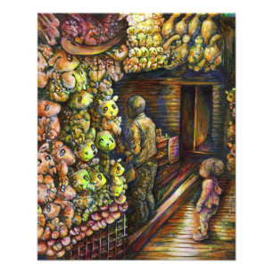 Norr om cirkusen fototryck