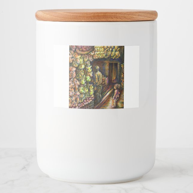 Norr om cirkusen mat etiketter (Framsida)