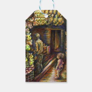 Norr om cirkusen presentetikett