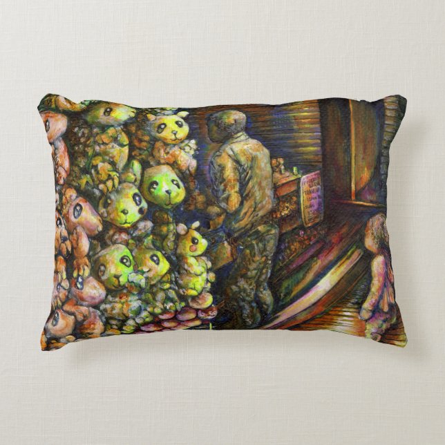 Norr om cirkusen prydnadskudde (Framsidan)