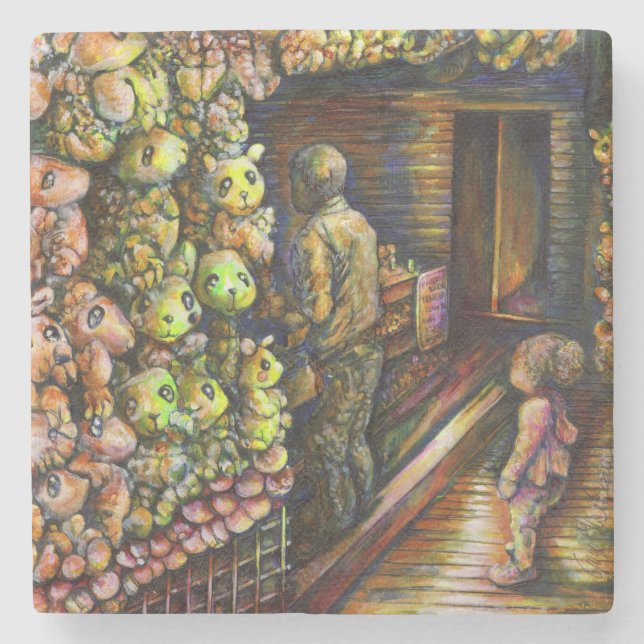 Norr om cirkusen stenunderlägg (Framsidan)