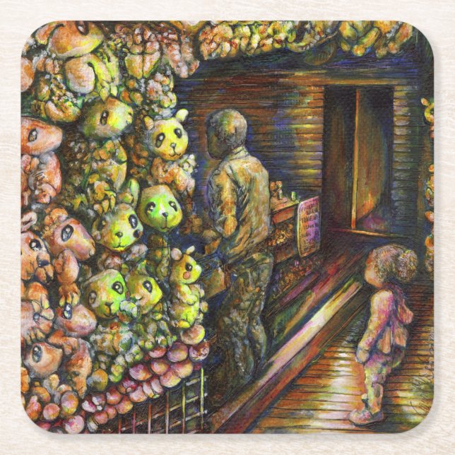 Norr om cirkusen underlägg papper kvadrat (Framsidan)