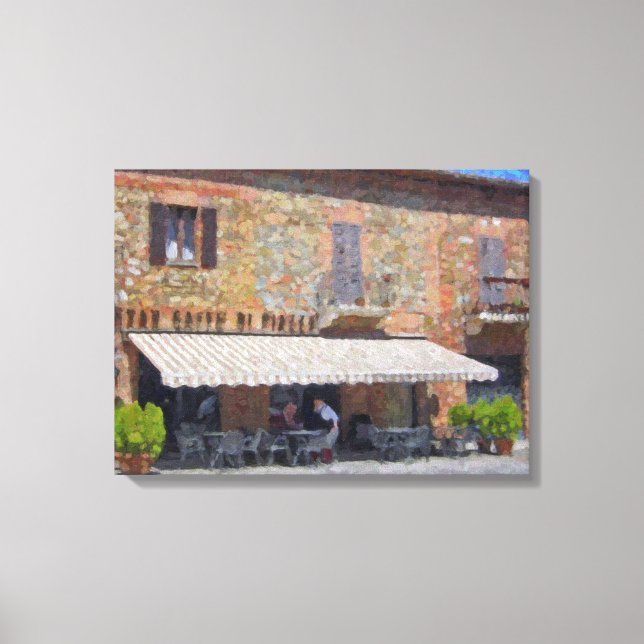 Norr om Italien Bellagio Wrapped Canvas (Framsida)