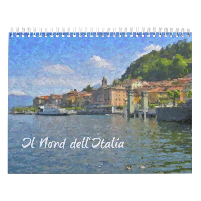 Norr om Italien Fine Art Kalender (Omslag)