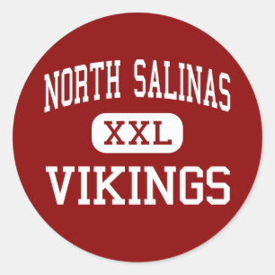 Norr Salinas - Vikings - kick - Salinas Runt Klistermärke
