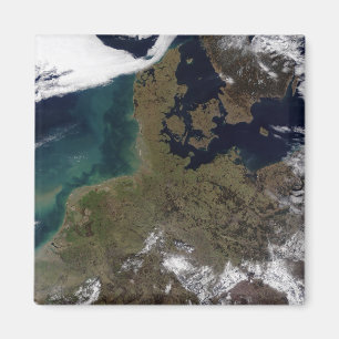 Norr westerna Europa Magnet