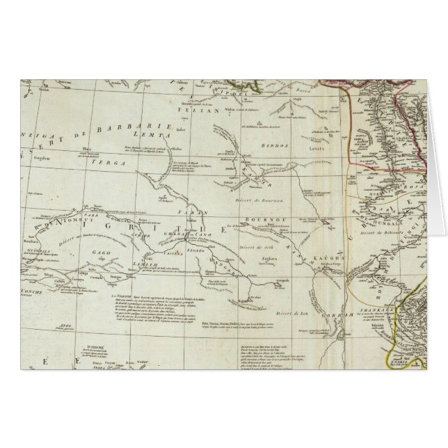 Norra Afrikan 2 Hälsningskort (Framsidan Horizontal)