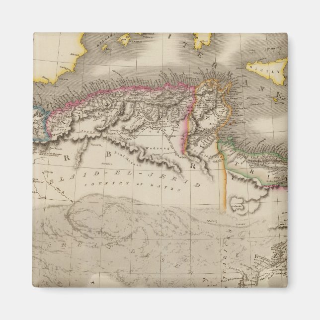 Norra Afrikan 2 Magnet (Framsidan)