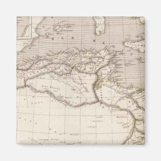 Norra Afrikan Magnet (Framsidan)