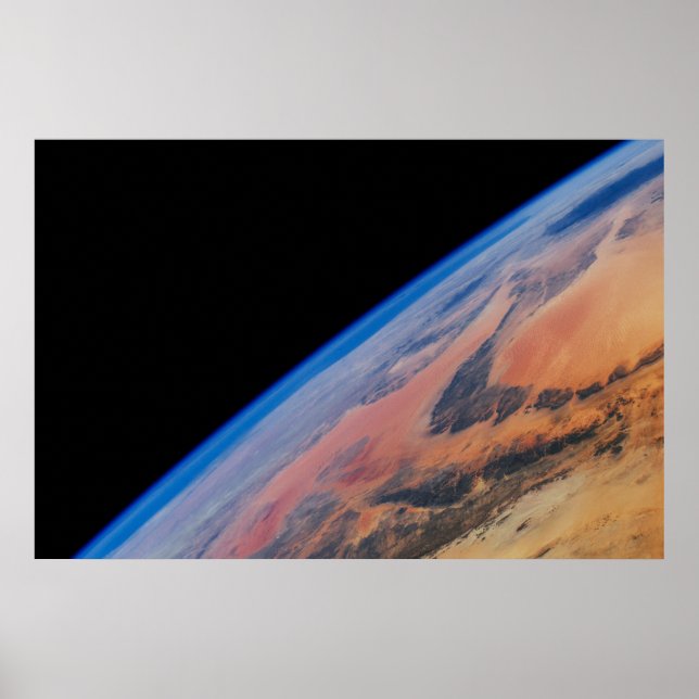 Norra Afrikan och den östra libyska öknen. Poster (Framsidan)