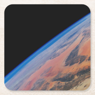 Norra Afrikan och den östra libyska öknen. Underlägg Papper Kvadrat