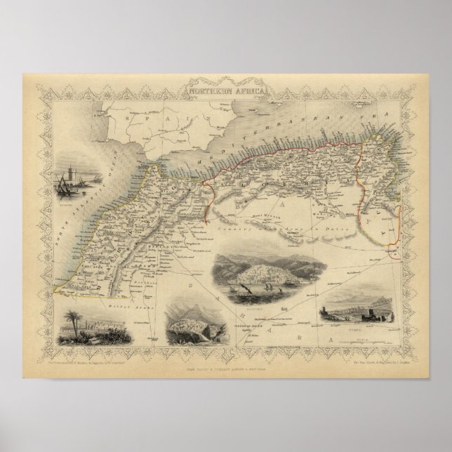 Norra Afrikan Poster (Framsidan)