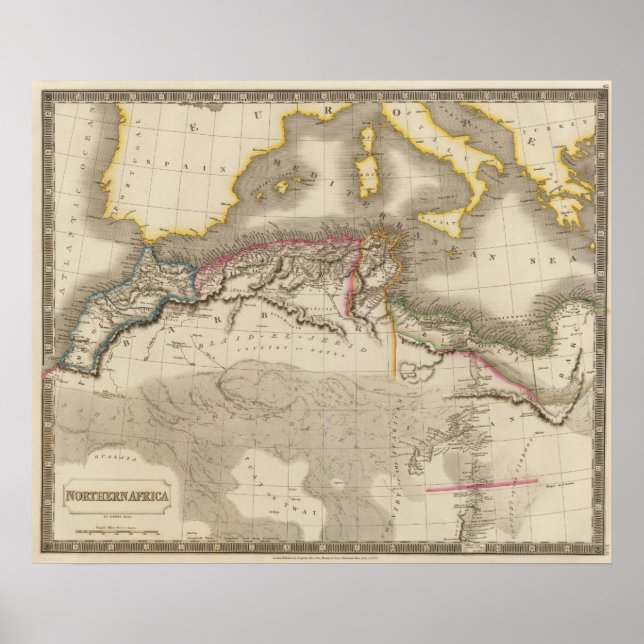 Norra Afrikan Poster (Framsidan)