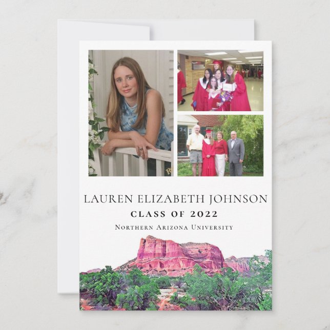 Norra Arizona 3 Photo Studenten annons Meddelande (Framsida)