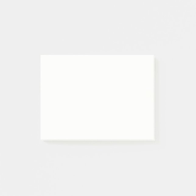 Norra Arktiska Mjölk Vita färg Post-it Block (Framsida)