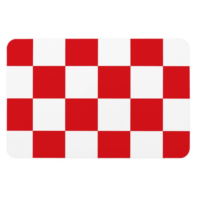 Norra Brabant Flagga Nederländerna land Magnet (Horisontell)