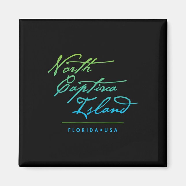 Norra Captiva Island Florida Magnet (Framsidan)