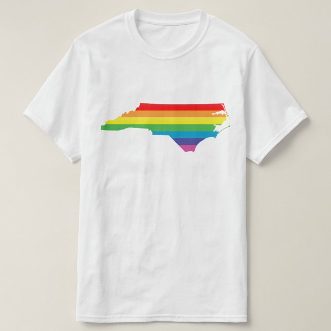 Norra carolina-pridet. tee (Design framsida)