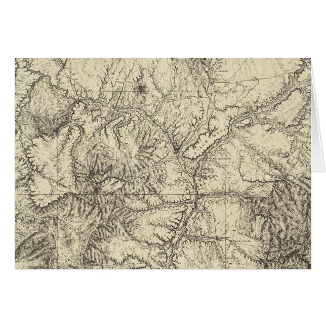 Norra centrala New mexico Hälsningskort (Framsidan Horizontal)