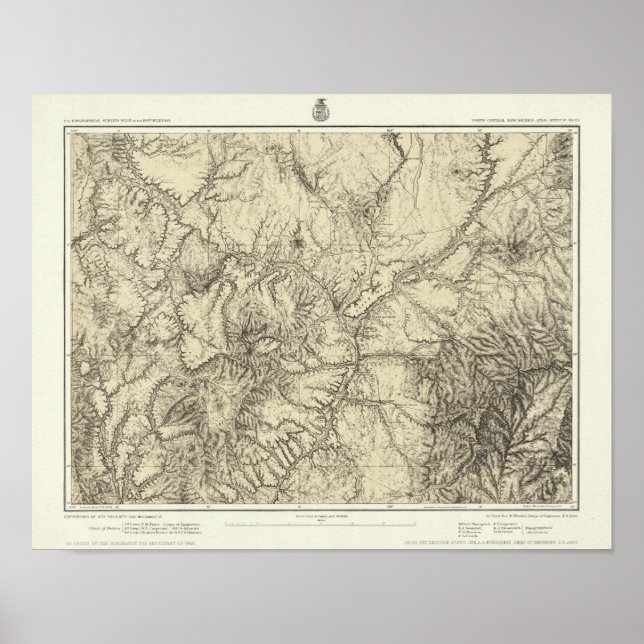 Norra centrala New mexico Poster (Framsidan)