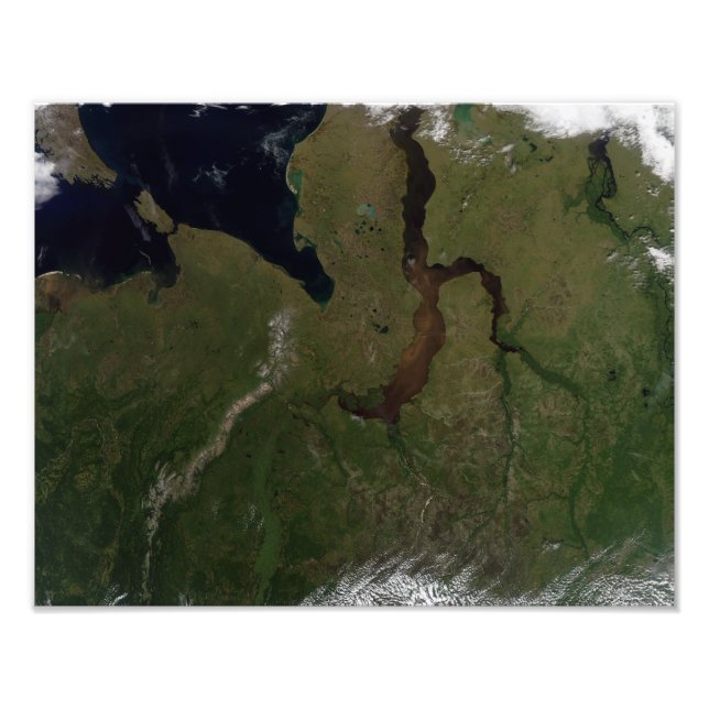 Norra centrala Ryssland Fototryck (Framsidan)