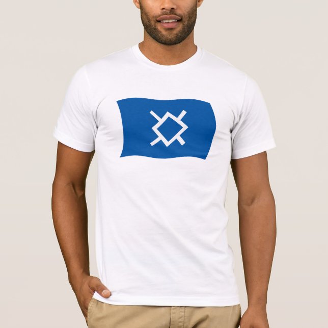 Norra Cheyenne Flag Shirt T-shirt (Framsida)