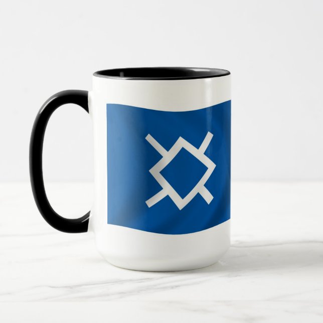 Norra Cheyenne Flagga Mugg (Vänster)