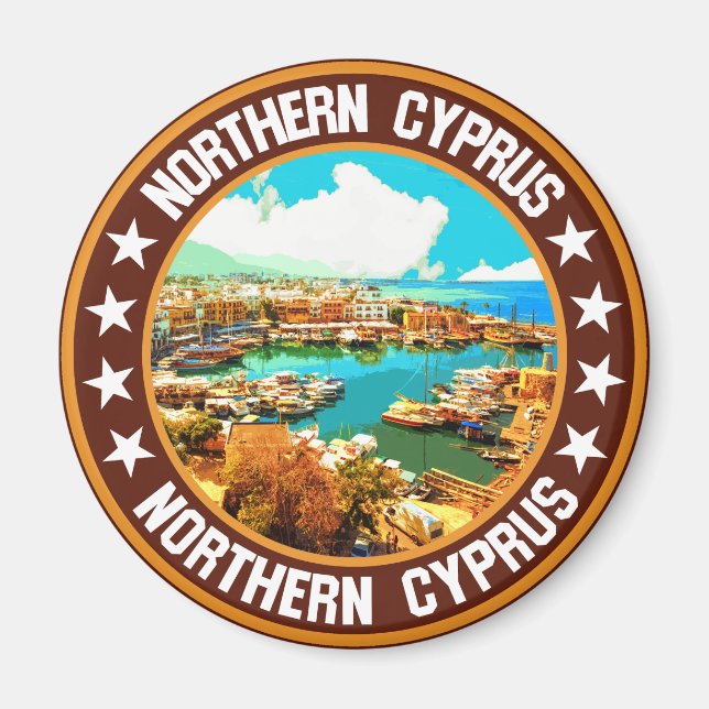 norra Cypern Magnet (Framsidan)