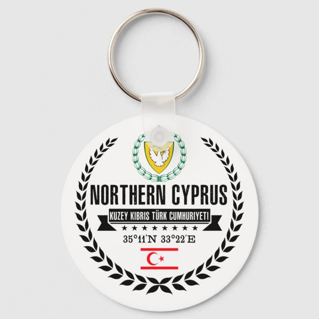 norra Cypern Nyckelring (Framsida)