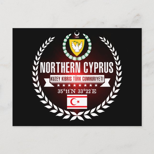 norra Cypern Vykort (Framsida)