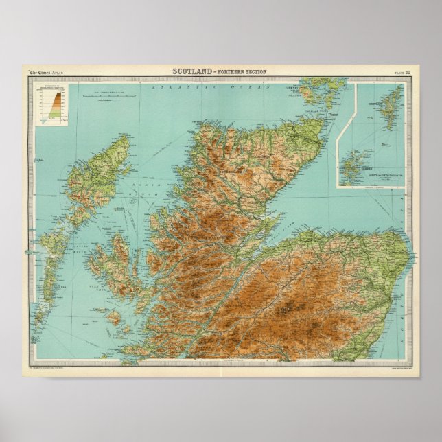 norra delen av Skottland Poster (Framsidan)