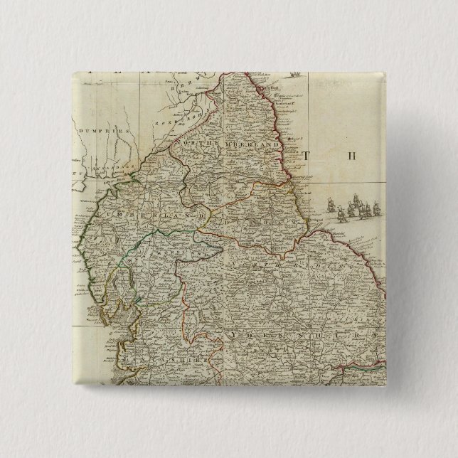 Norra delen England och Wales Knapp (Framsida)