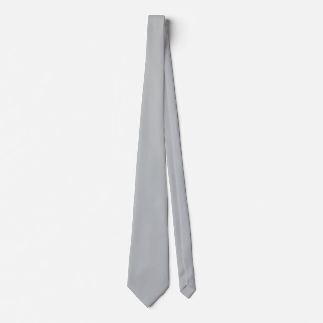 Norra droplet Light Grått, Neutralt Solid Färg Slips (Framsida)