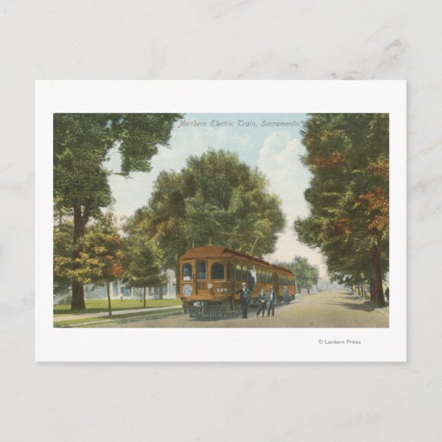 Norra eljärnvägen Station 2 Vykort (Framsida)