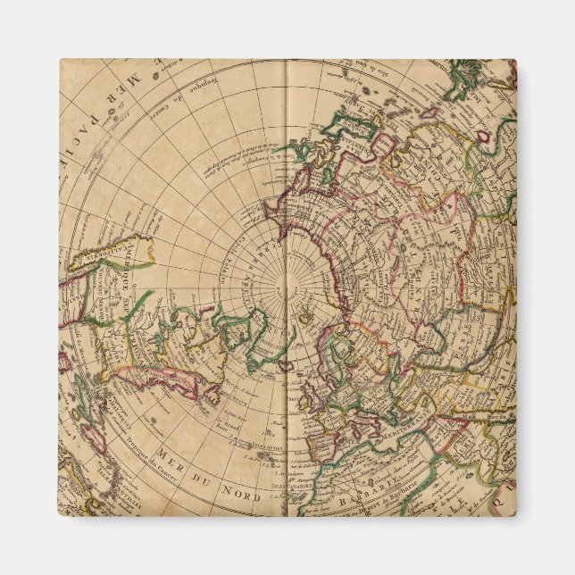 Norra halvklotet 5 magnet (Framsidan)