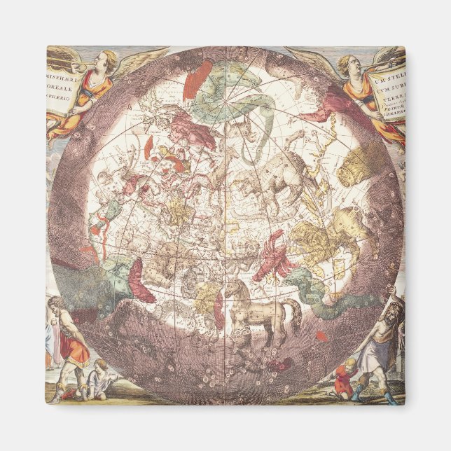 Norra halvklotet, från "The Celestial" Magnet (Framsidan)