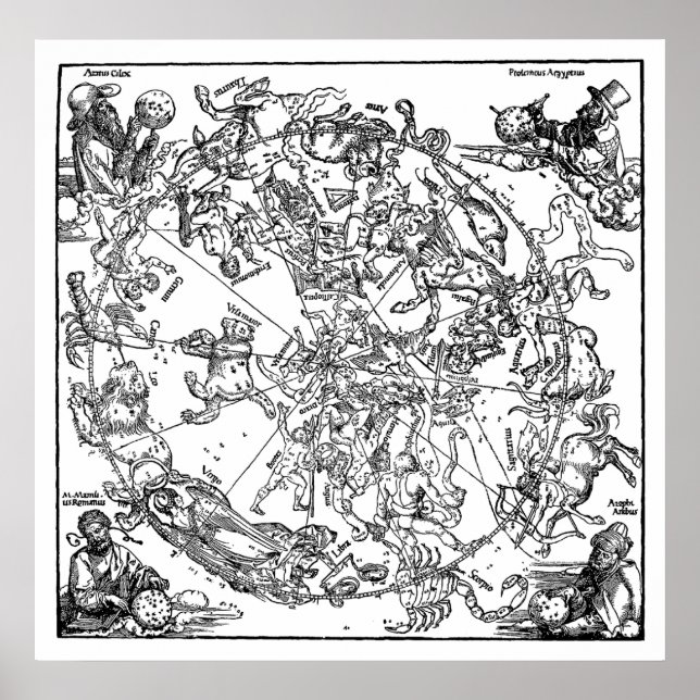 Norra halvklotet poster (Framsidan)