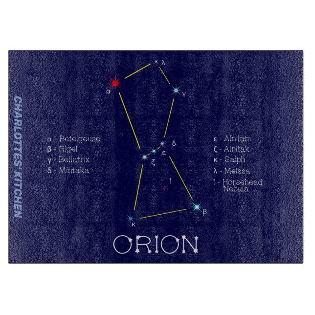 Norra hemisphere Constellation Orion (Framsidan)
