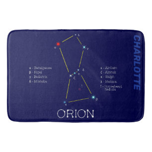 Norra hemisphere Constellation Orion Badrumsmatta