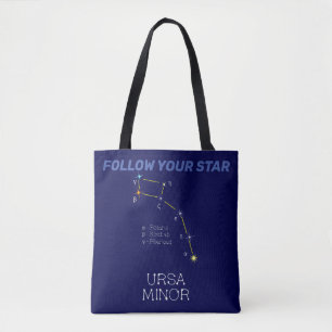 Norra hemisphere Constellation Ursa Minor Tygkasse