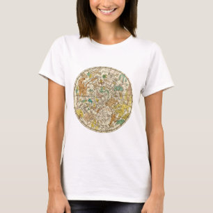 Norra Himlar-stjärndiagram och konstellationer Kar Tee Shirt
