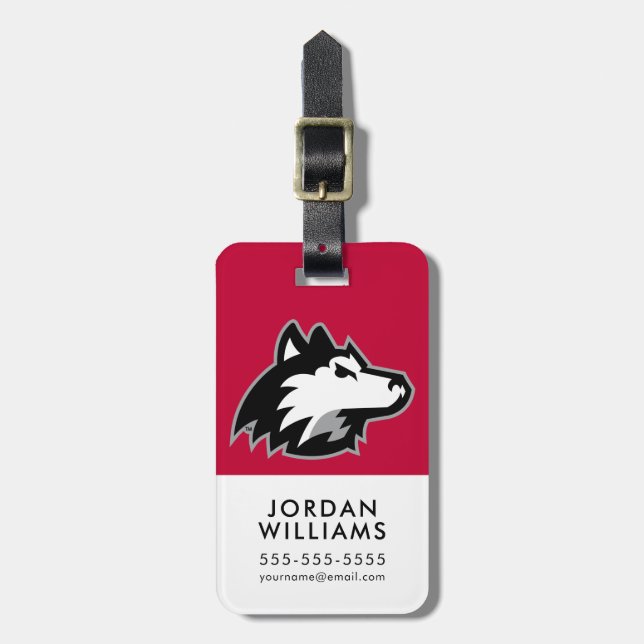 Norra Illinois Huskies Bagagebricka (Vertikal Framsida)