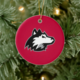 Norra Illinois Huskies Julgransprydnad Keramik