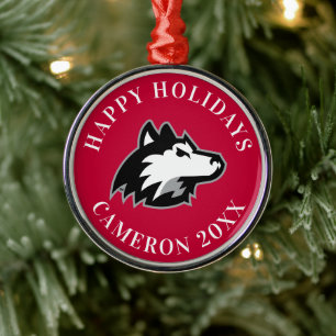 Norra Illinois Huskies Julgransprydnad Metall