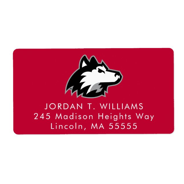 Norra Illinois Huskies | STUDENTEN Fraktsedel (Framsidan)