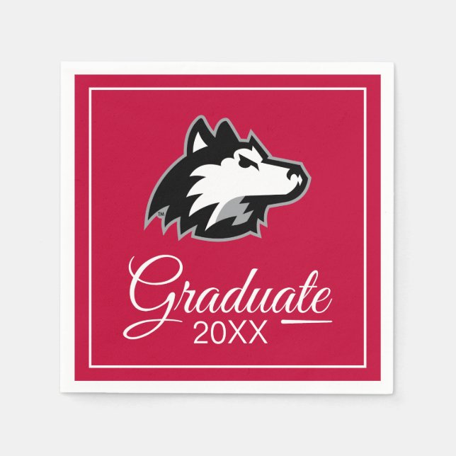 Norra Illinois Huskies | STUDENTEN Pappersservett (Framsidan)