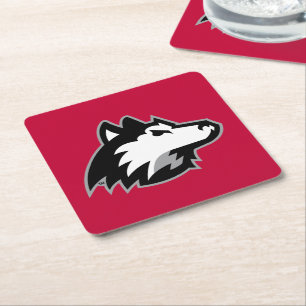 Norra Illinois Huskies Underlägg Papper Kvadrat