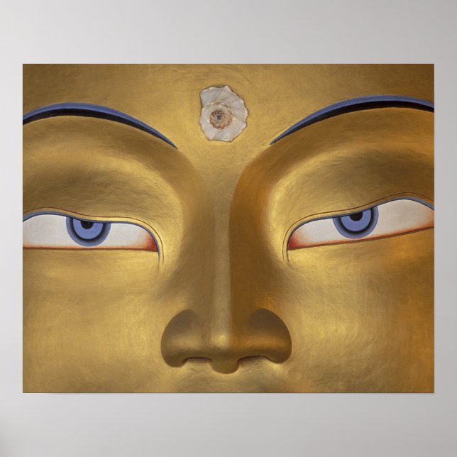 Norra Indien, Ladakh, Thikse gompa Poster (Framsidan)