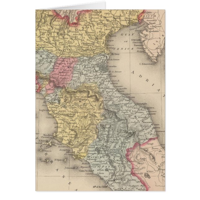 Norra Italien 2 Hälsningskort (Framsidan)