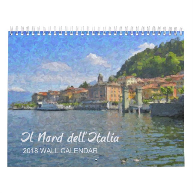 Norra Italien Kalendern, 2018 Kalender (Omslag)